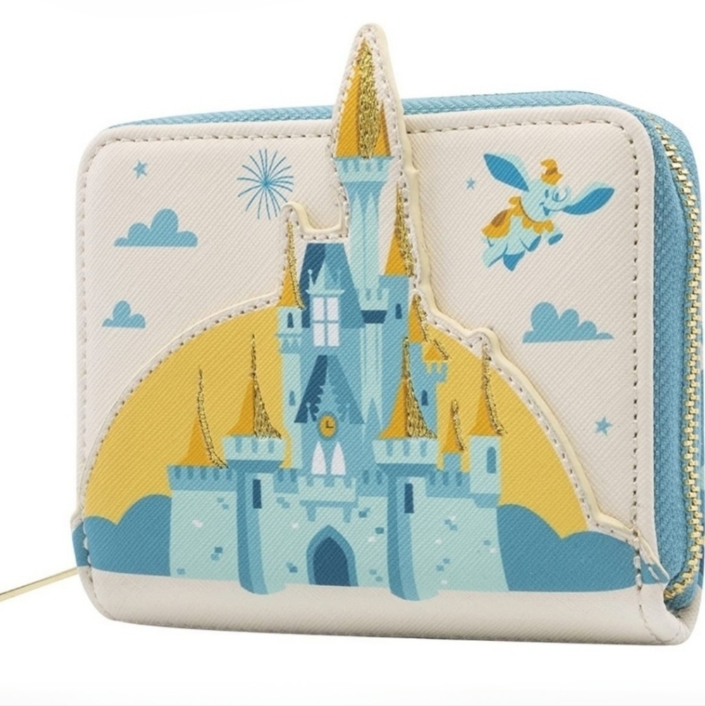 Loungefly Disney World 50th Anniversary Castle Wallet